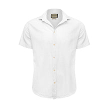 Camisa de Linho Manga Curta - Ocean